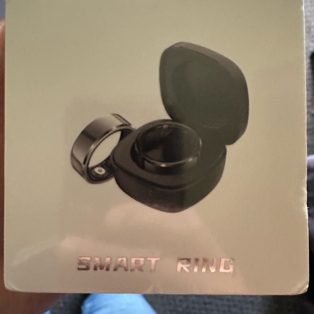 Elegant Black Smart Ring